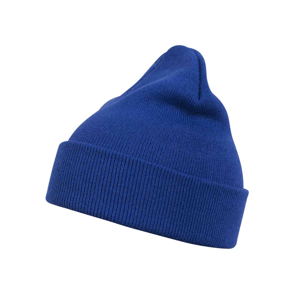 Urban Classics - Basic Flap Beanie Muts - Blauw